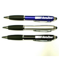 Ballpoint Pen with Soft Touch Stylus (Contoured Grip)